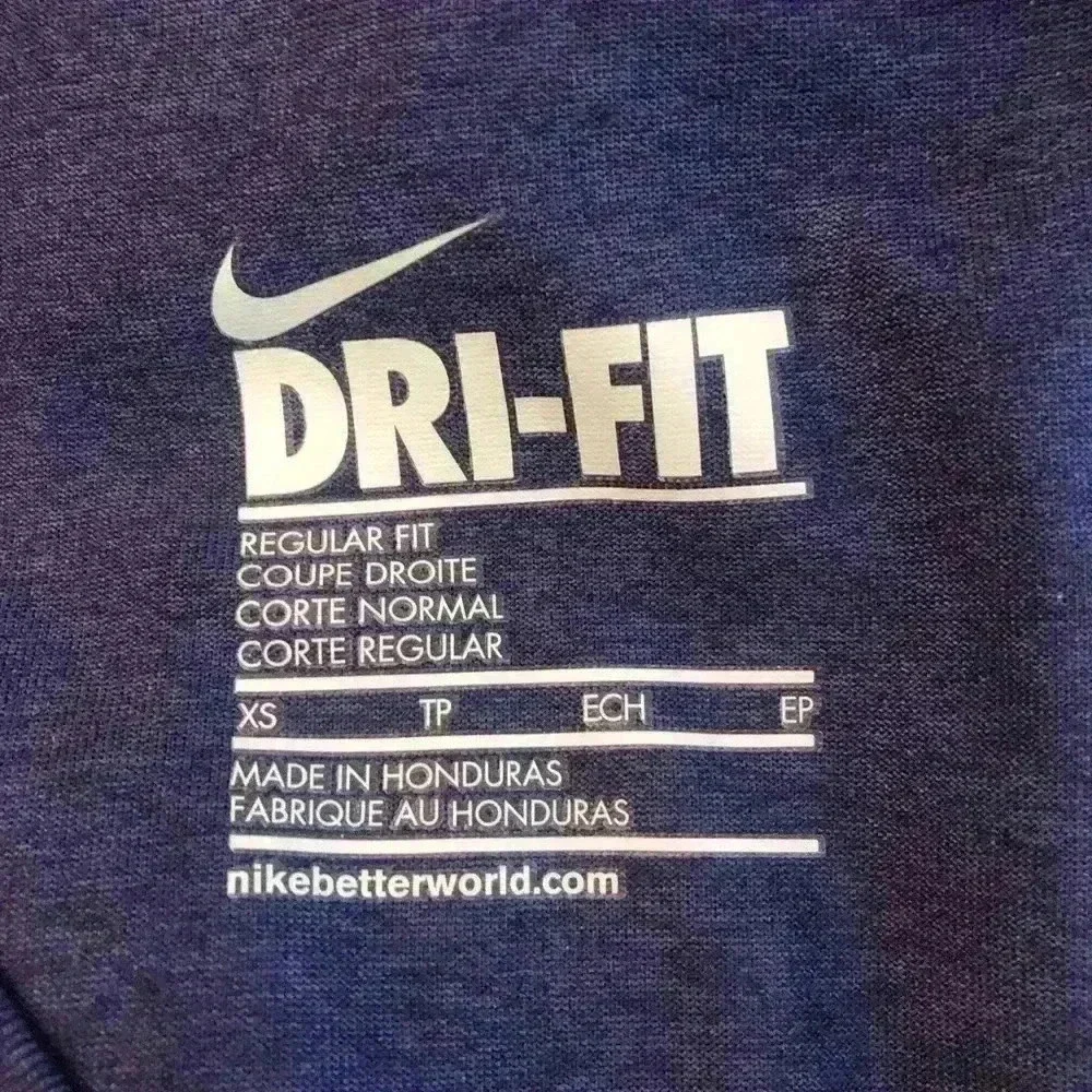 Nike dri fit purple workout shirt sz XS NWOT